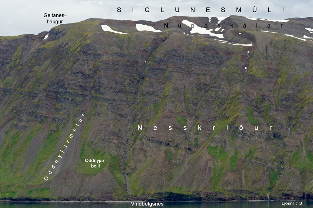 Norðanverðar Nesskriður